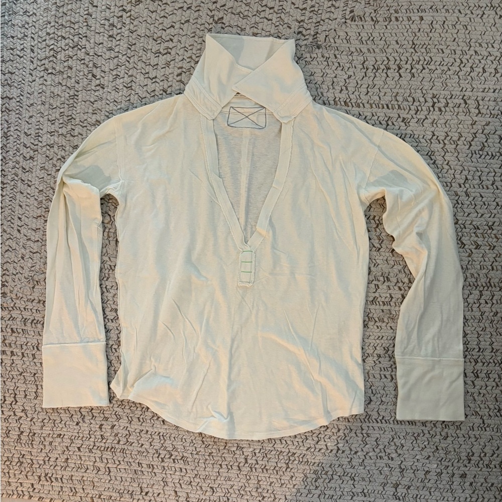 NEVER WORN. We The Free Cream Long Sleeve Top